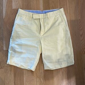 Polo by Ralph Lauren 100% cotton yellow shorts size 31